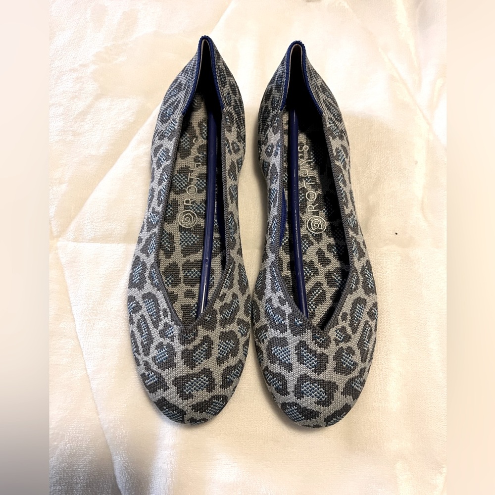 Rothy’s Retired Rare Leopard Print Flat